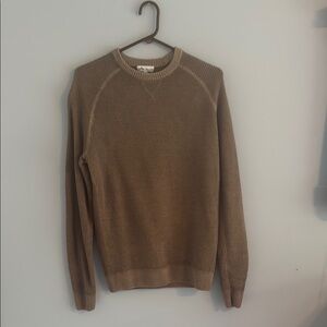 Peter Millar Brown Crewneck Sweater Classic Knit
